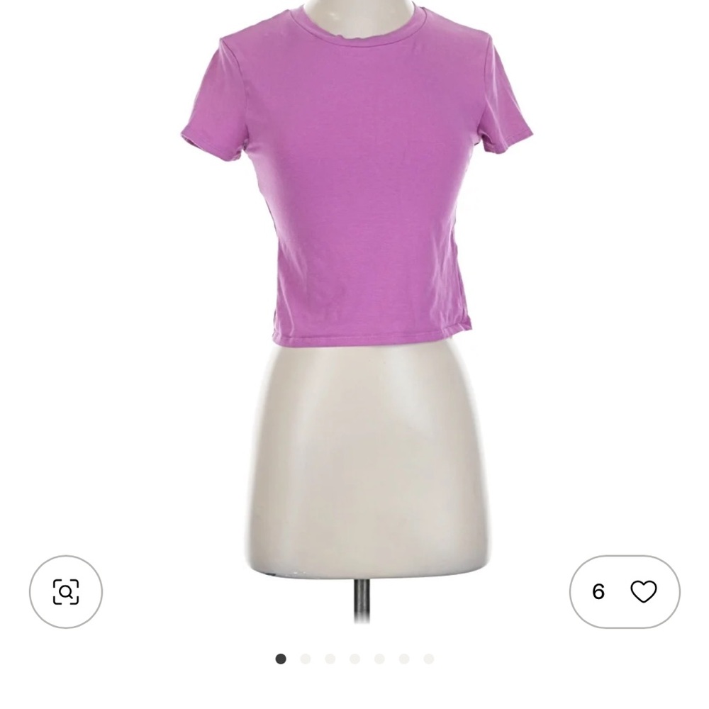 Abercrombie & Fitch Lilac Baby Tee